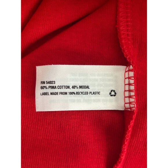 Gap Women's Super Soft V-Neck Long Sleeve Top in Holly Berry - Sz S - NWT - Picture 4 of 6